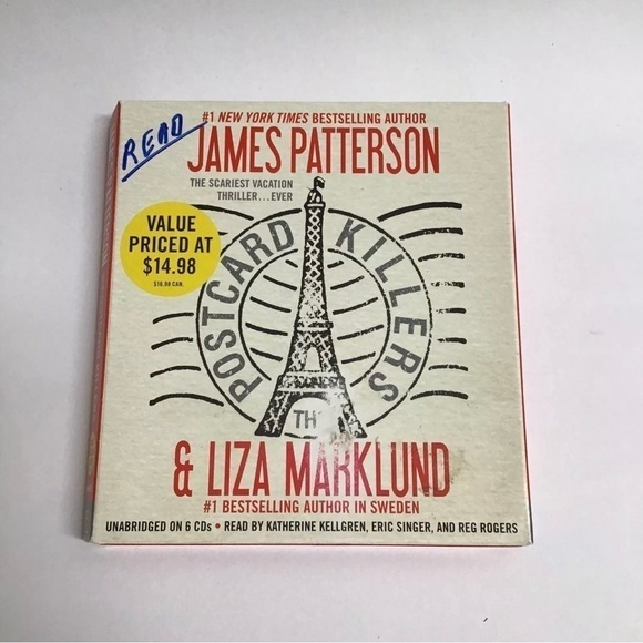 Audiobook James Patterson Marklund The Postcard Killers Audiobook CD Unabridged - Picture 1 of 6